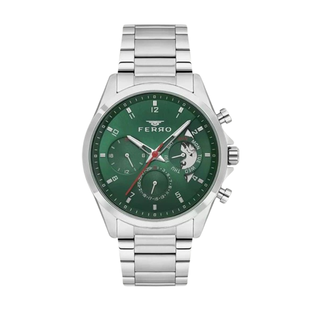 MONTRE FERRO HOMME M.FONCTION ACIER